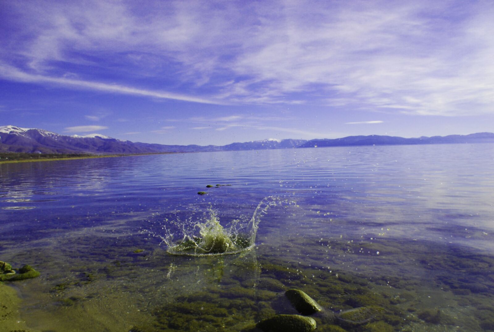 Nikon D80 sample photo. Lake, water, clouds photography