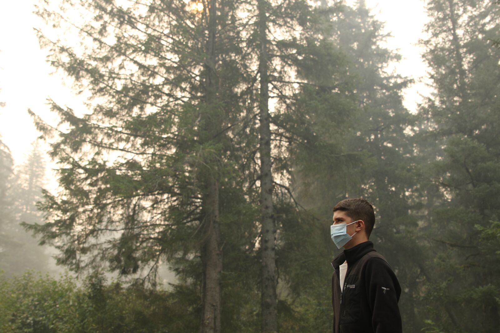 Canon EOS 7D Mark II sample photo. Haze, fire, smoke photography