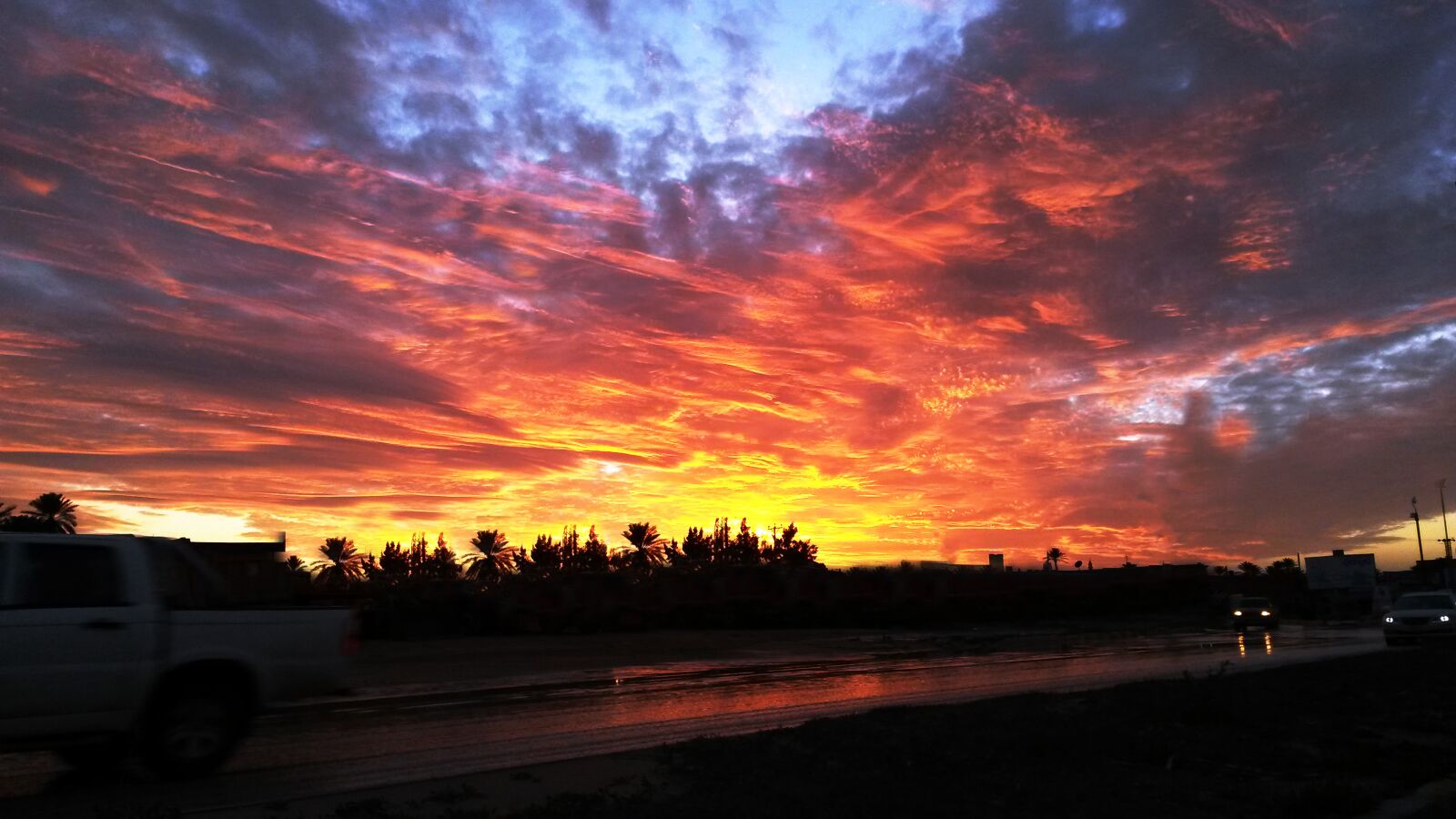 Samsung Galaxy S4 Mini sample photo. Sunset, libya, sky photography