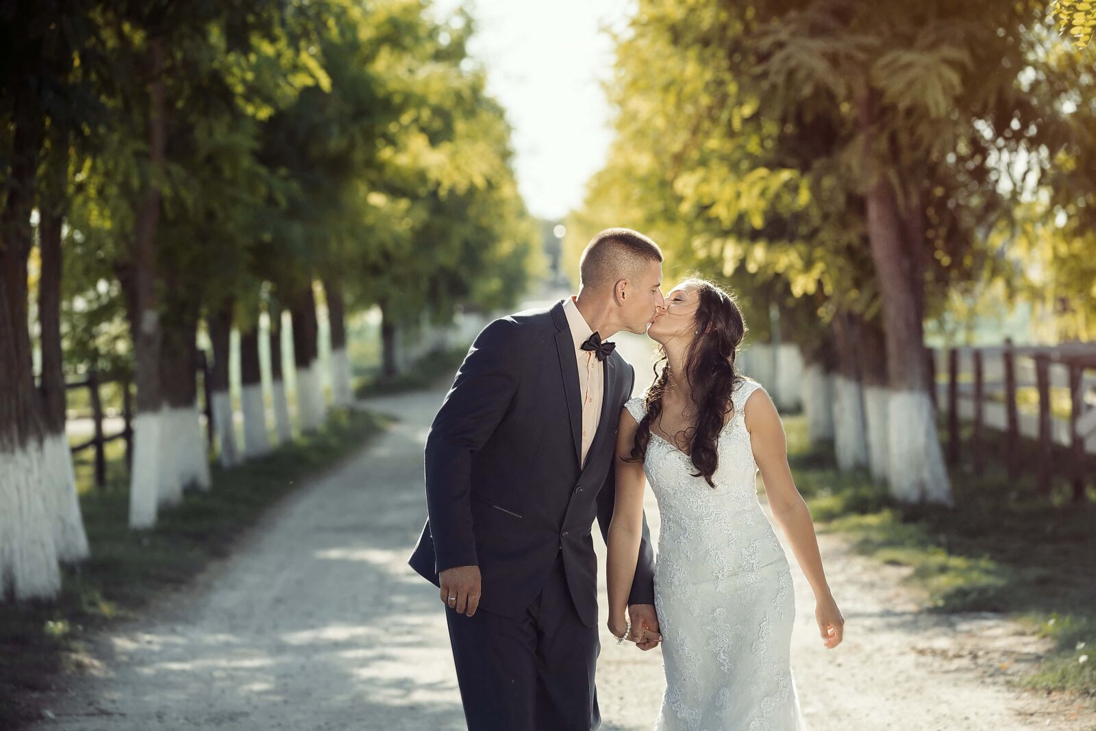 Canon EOS 6D sample photo. Kiss, just married, man photography