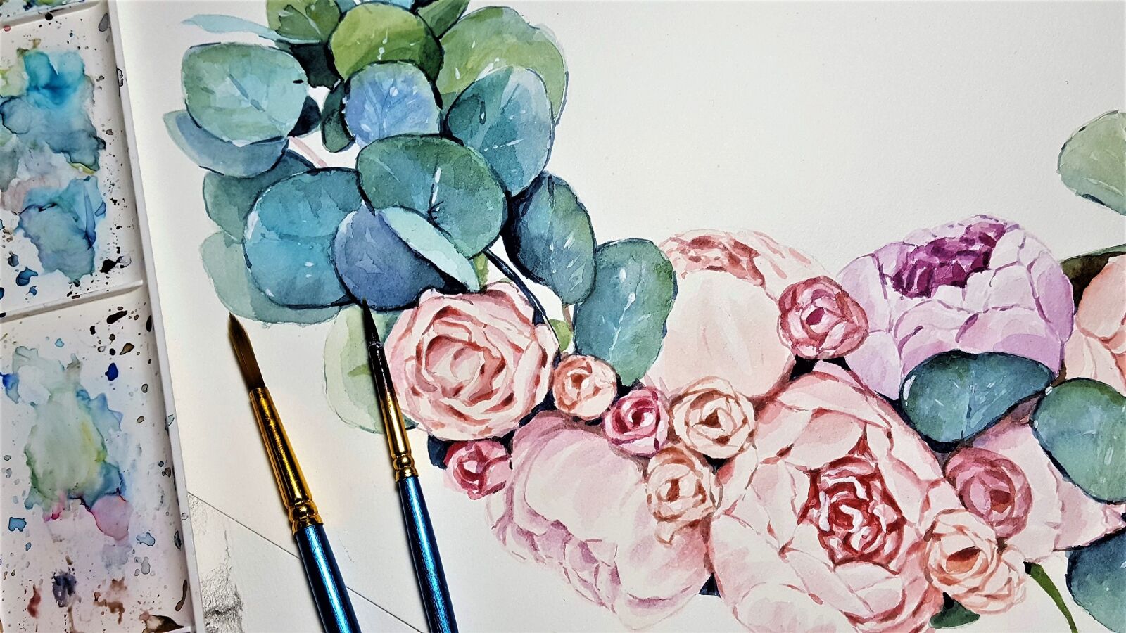 Samsung Galaxy S6 sample photo. Painting, peonies, art photography