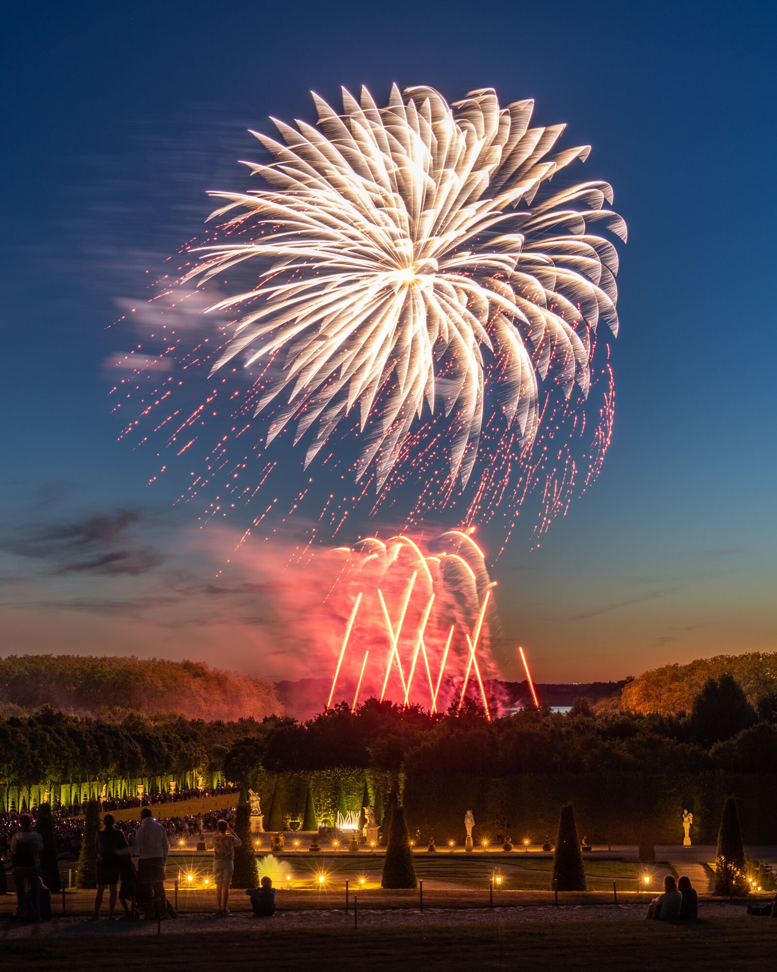 Sony a7 III sample photo. Versailles, fireworks, festival photography