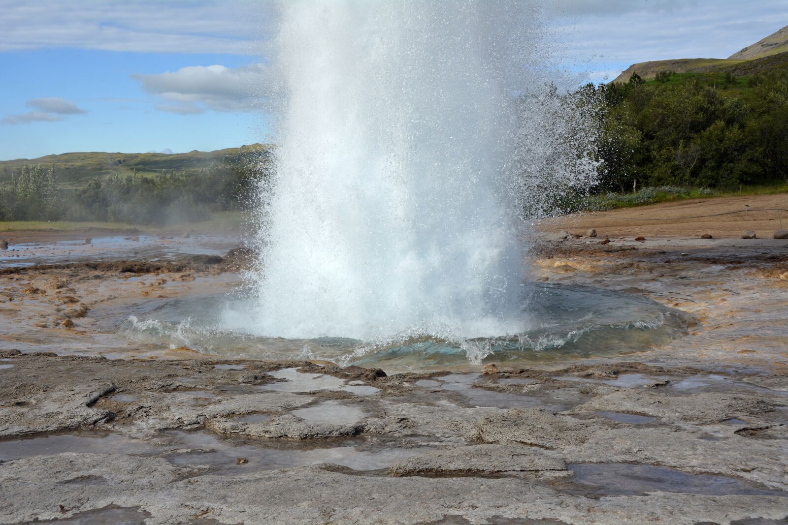 Nikon D7100 sample photo. Geyser, strokkur, iceland photography