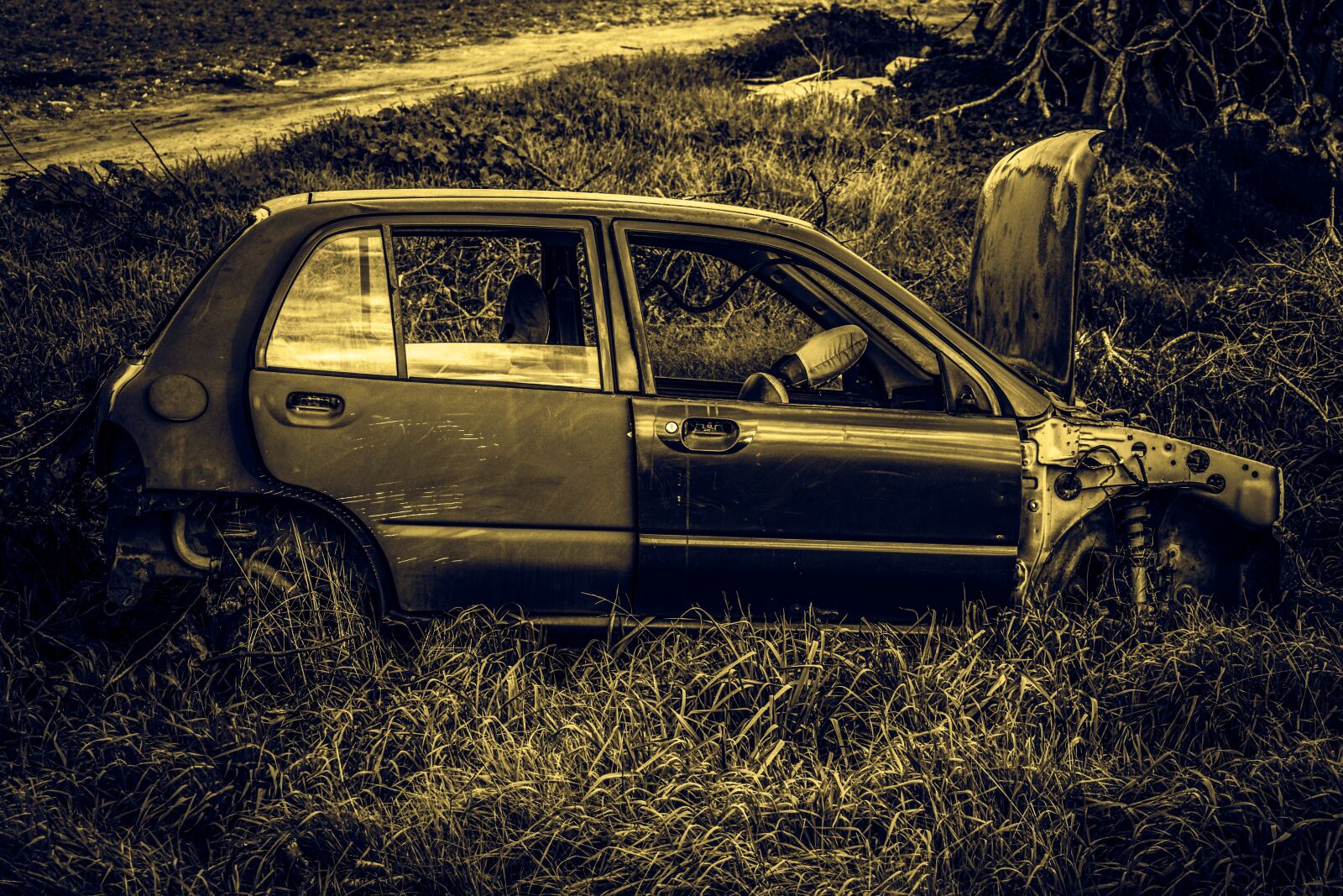 Nikon D3300 sample photo. Car, wreck, broken photography