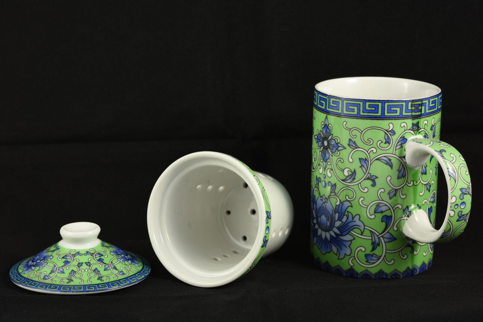 Nikon D810 sample photo. Tea set, mug, oriental photography