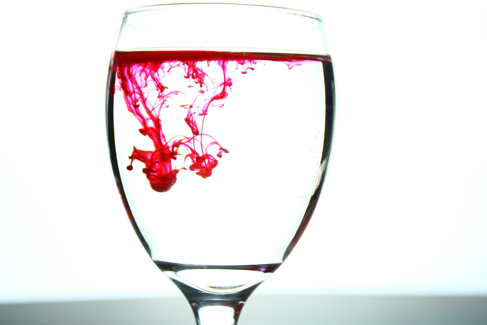 Canon EOS 1000D (EOS Digital Rebel XS / EOS Kiss F) sample photo. Glass, ink, droplet photography