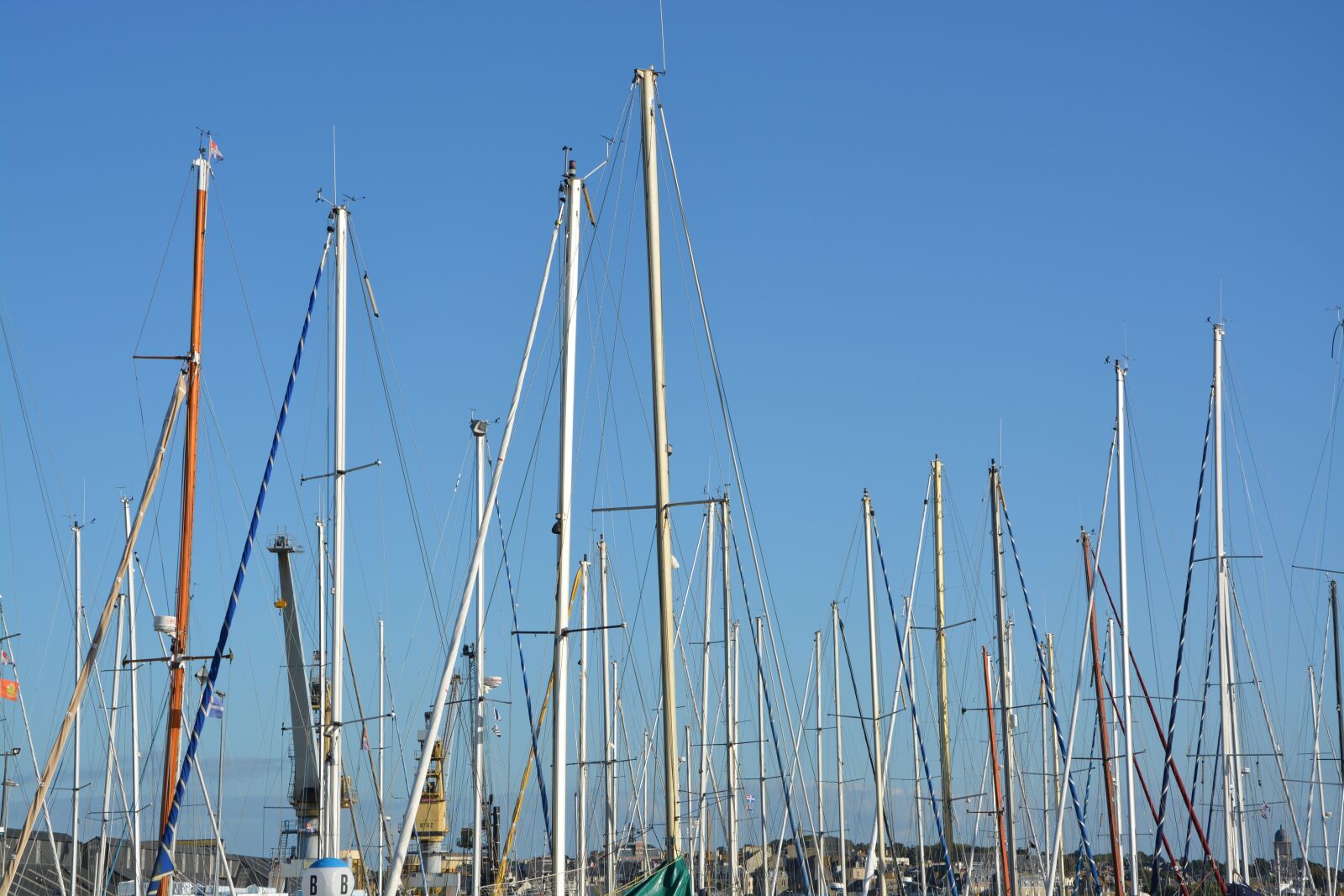 Nikon D5200 sample photo. Matt boats, blue sky photography