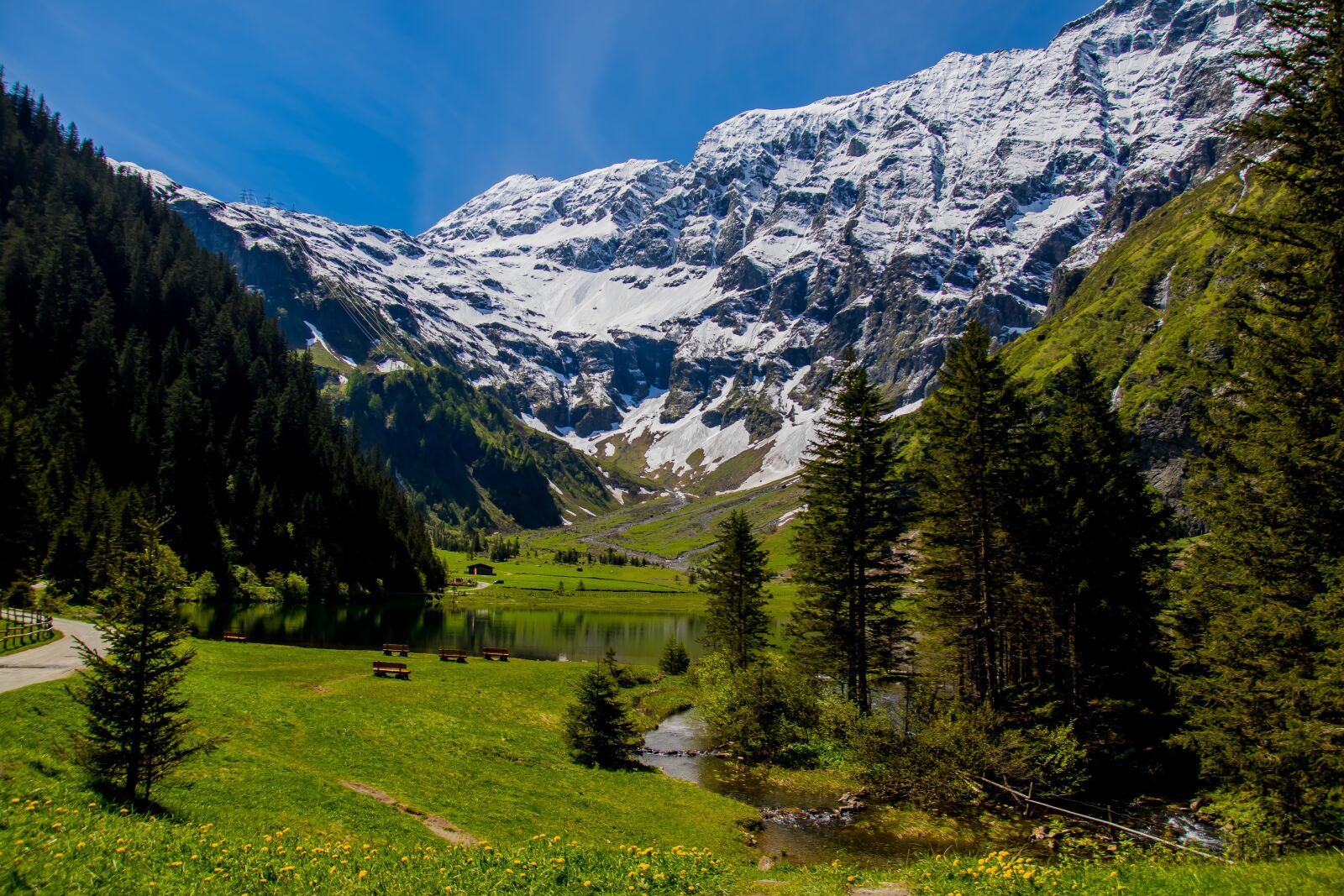 Canon EOS 7D Mark II sample photo. Mountains, alm, nature photography