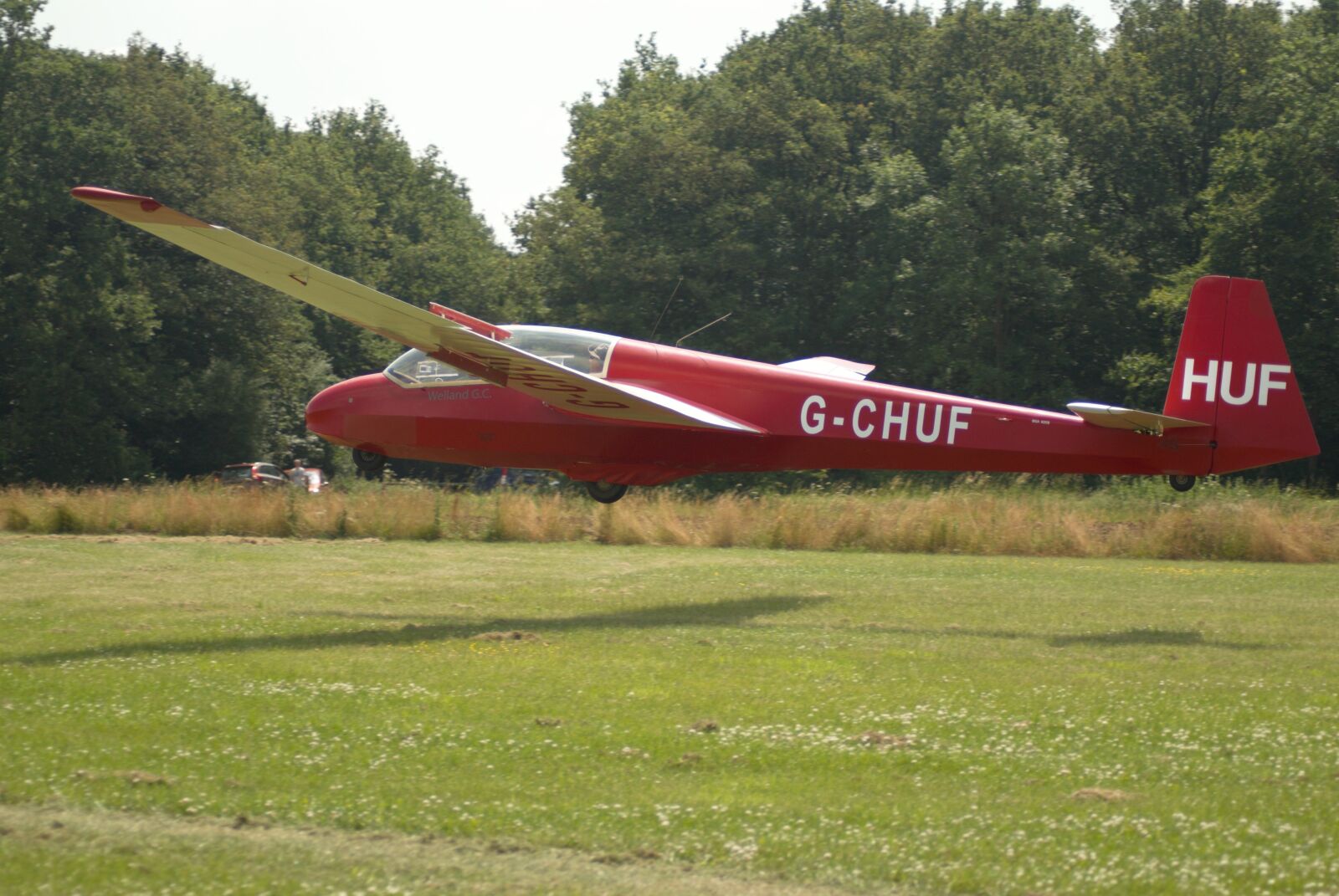 Nikon D80 sample photo. Glider, aircraft, landing photography