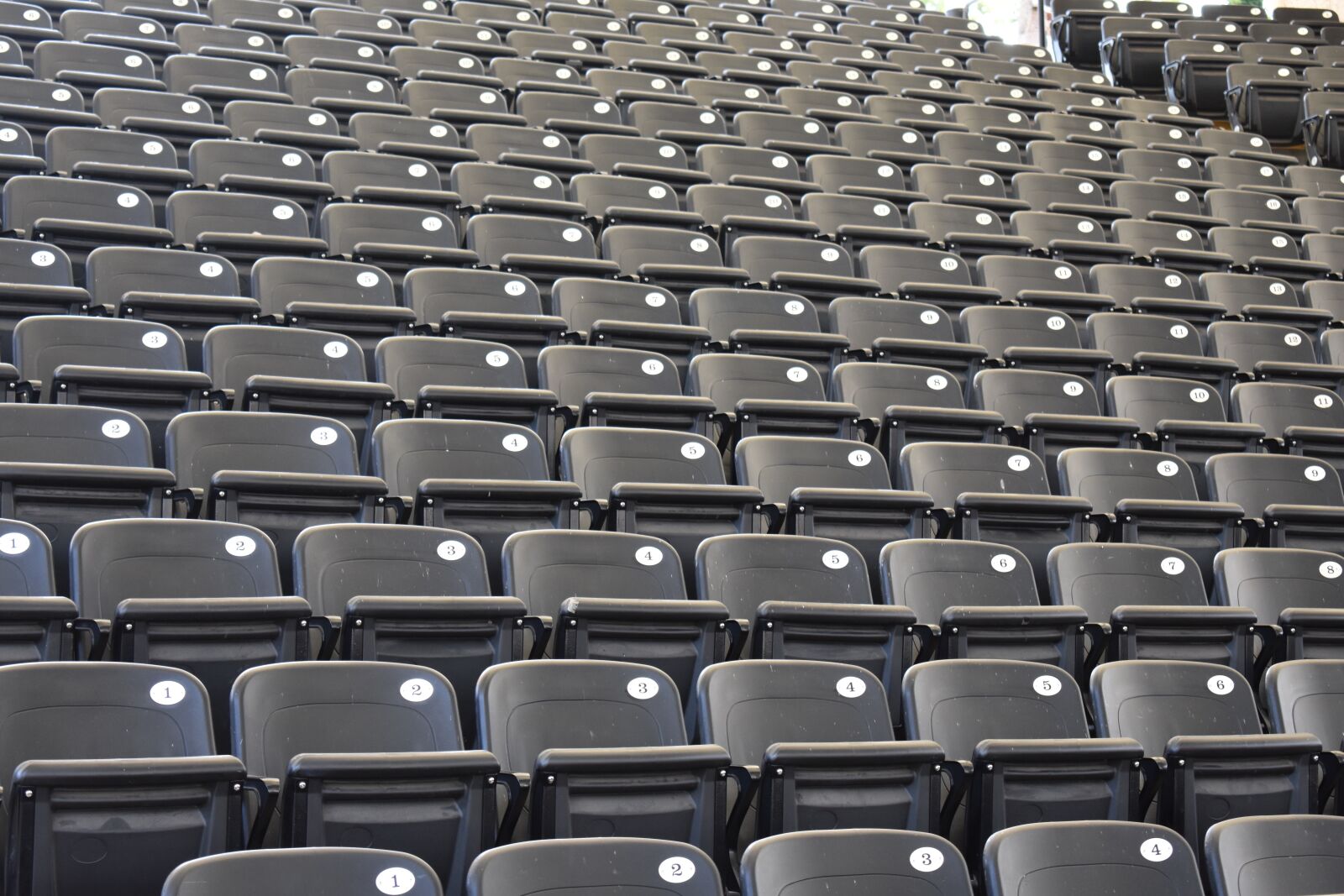 Nikon D3400 sample photo. Stadium, seats, chairs photography