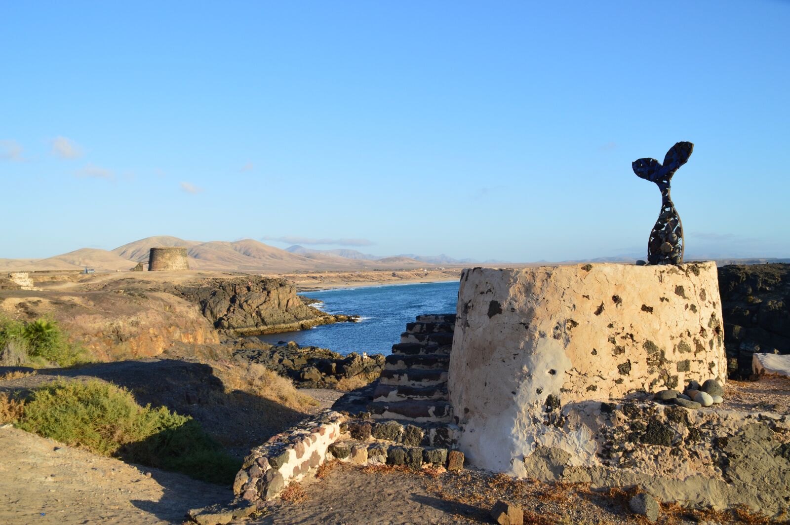 Nikon D3200 sample photo. El cotillo, fortress storm photography