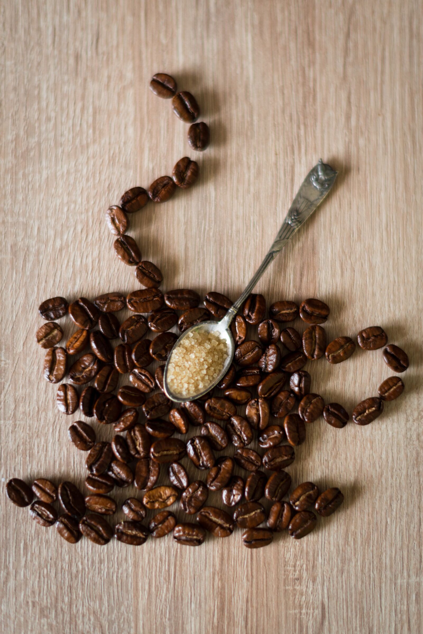 Nikon D610 sample photo. Coffee beans, coffee cup photography