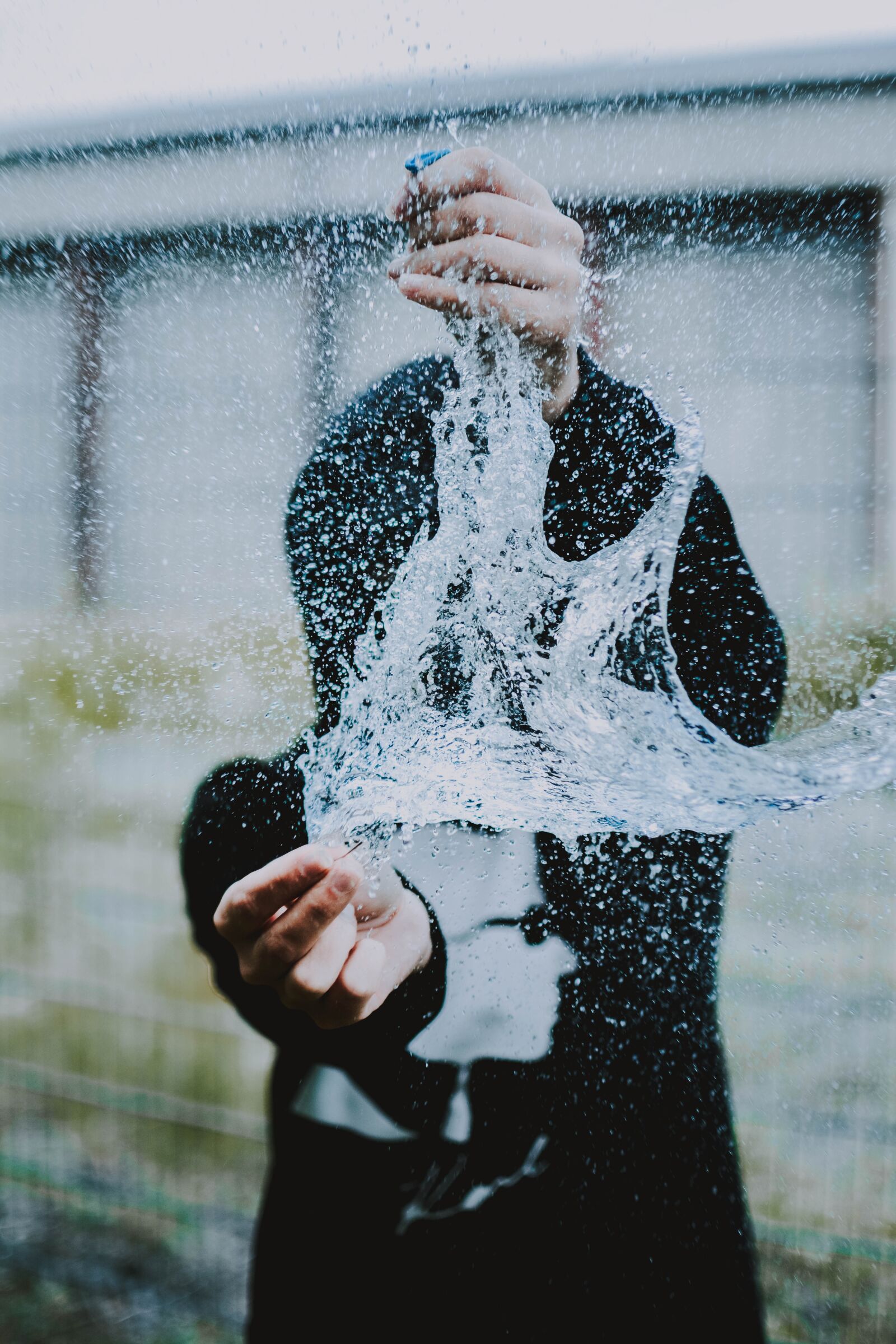 Nikon D5200 sample photo. Water, inject, water bomb photography