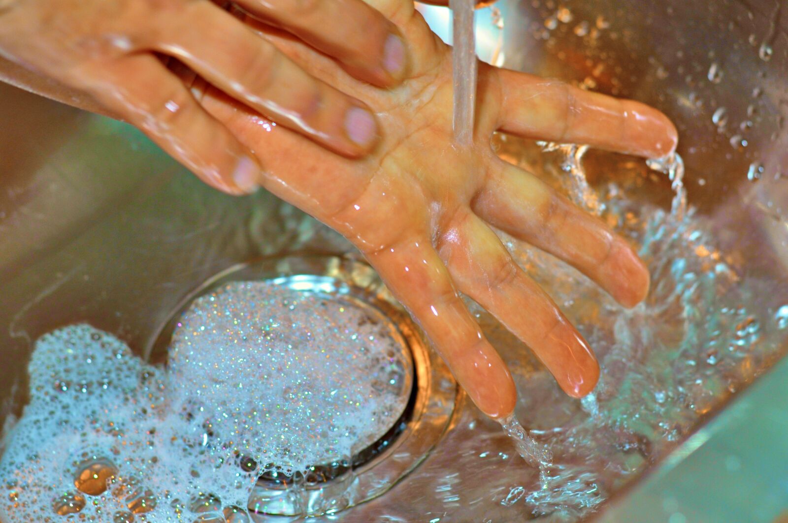 Nikon D90 sample photo. Wash hands, disinfection, disinfectant photography