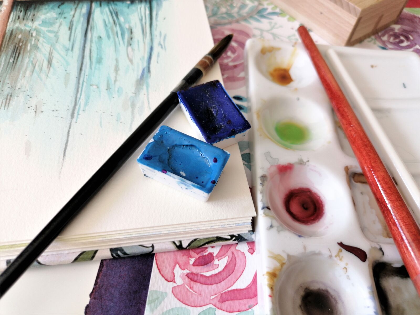 HUAWEI P30 LITE sample photo. Watercolor, painting, art photography
