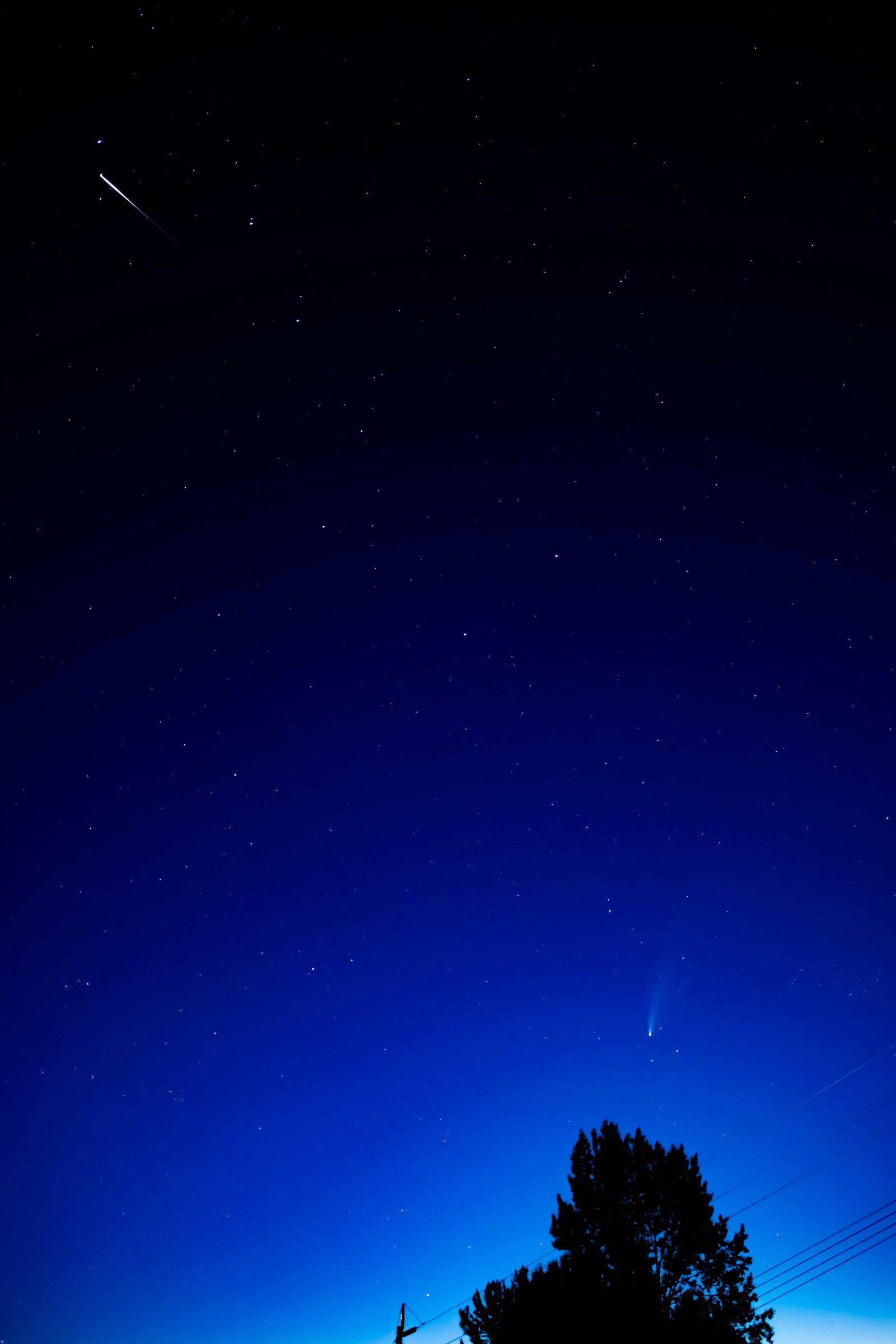 Fujifilm XF 23mm F2 R WR sample photo. Comet, night sky, stars photography