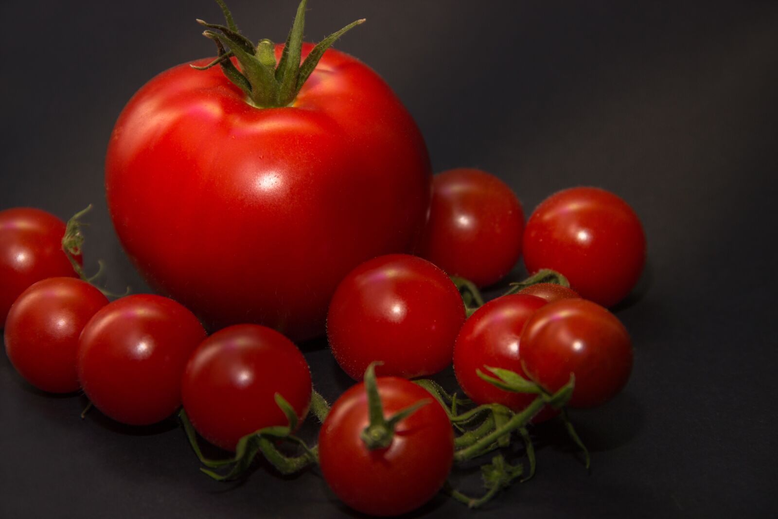 Canon EOS 600D (Rebel EOS T3i / EOS Kiss X5) sample photo. Tomatoes, red, green photography