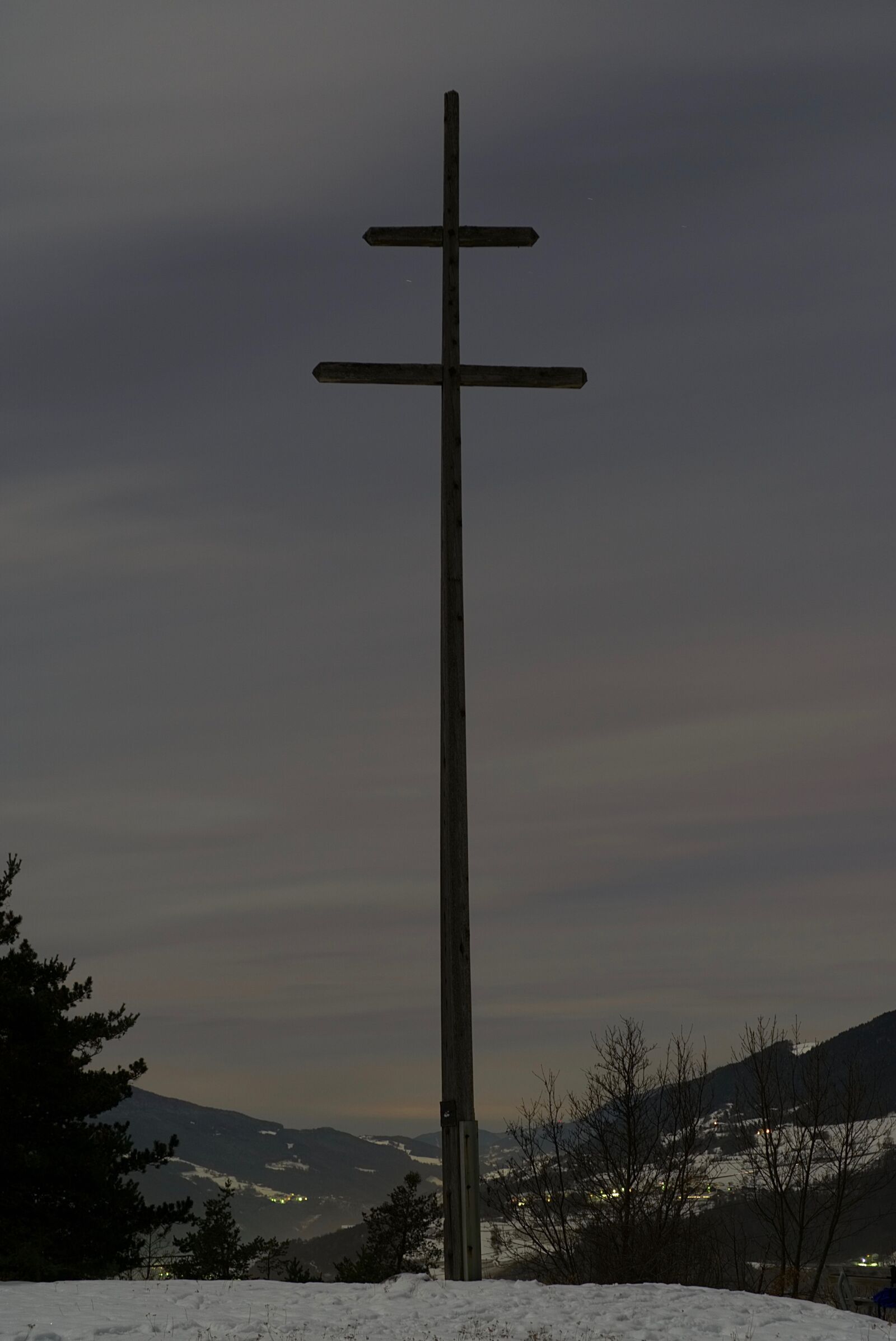 Sony a6000 + Sony E 35mm F1.8 OSS sample photo. Cross, summit cross, sky photography