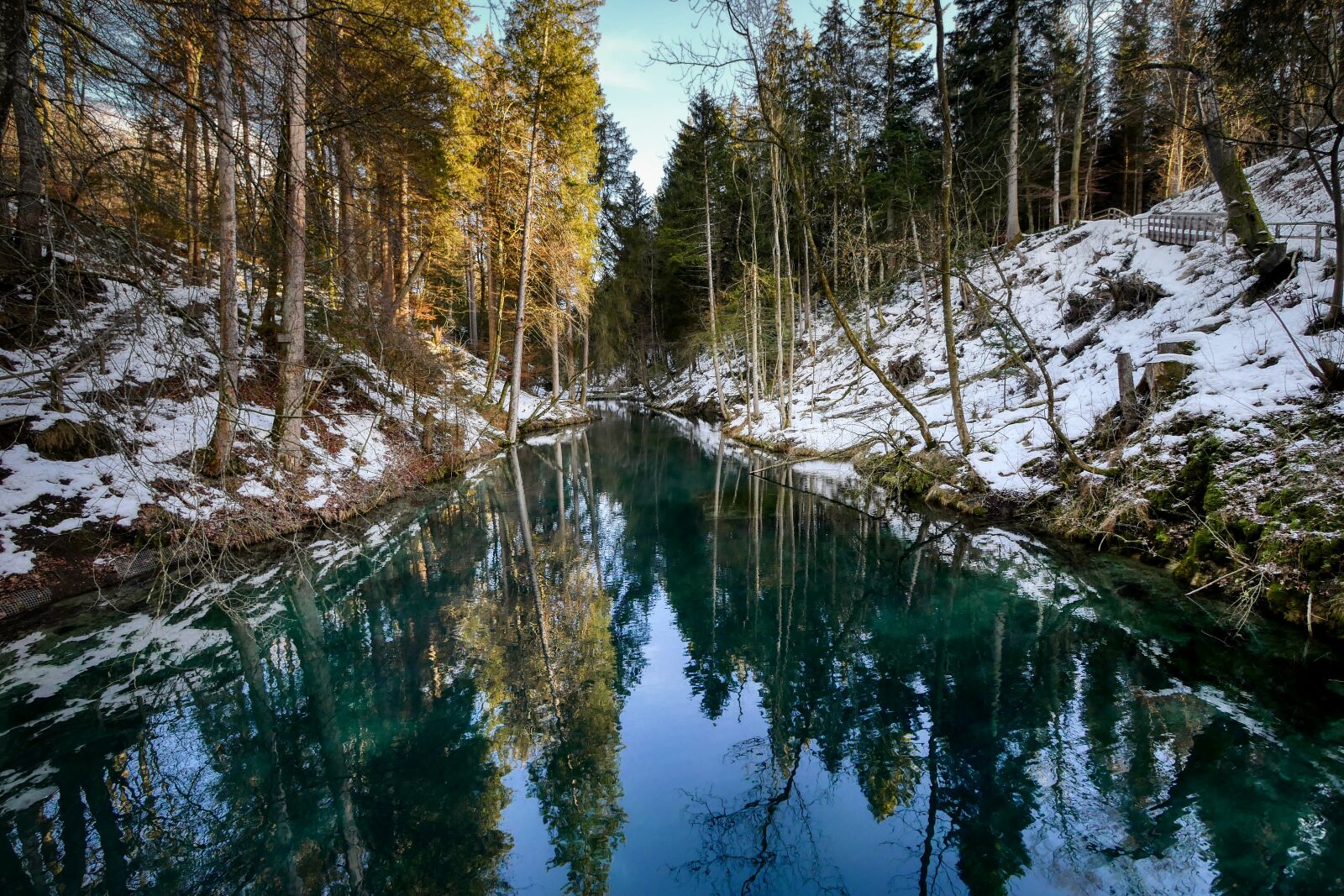 Panasonic Lumix DMC-GX8 sample photo. Barrage, lake, forest photography