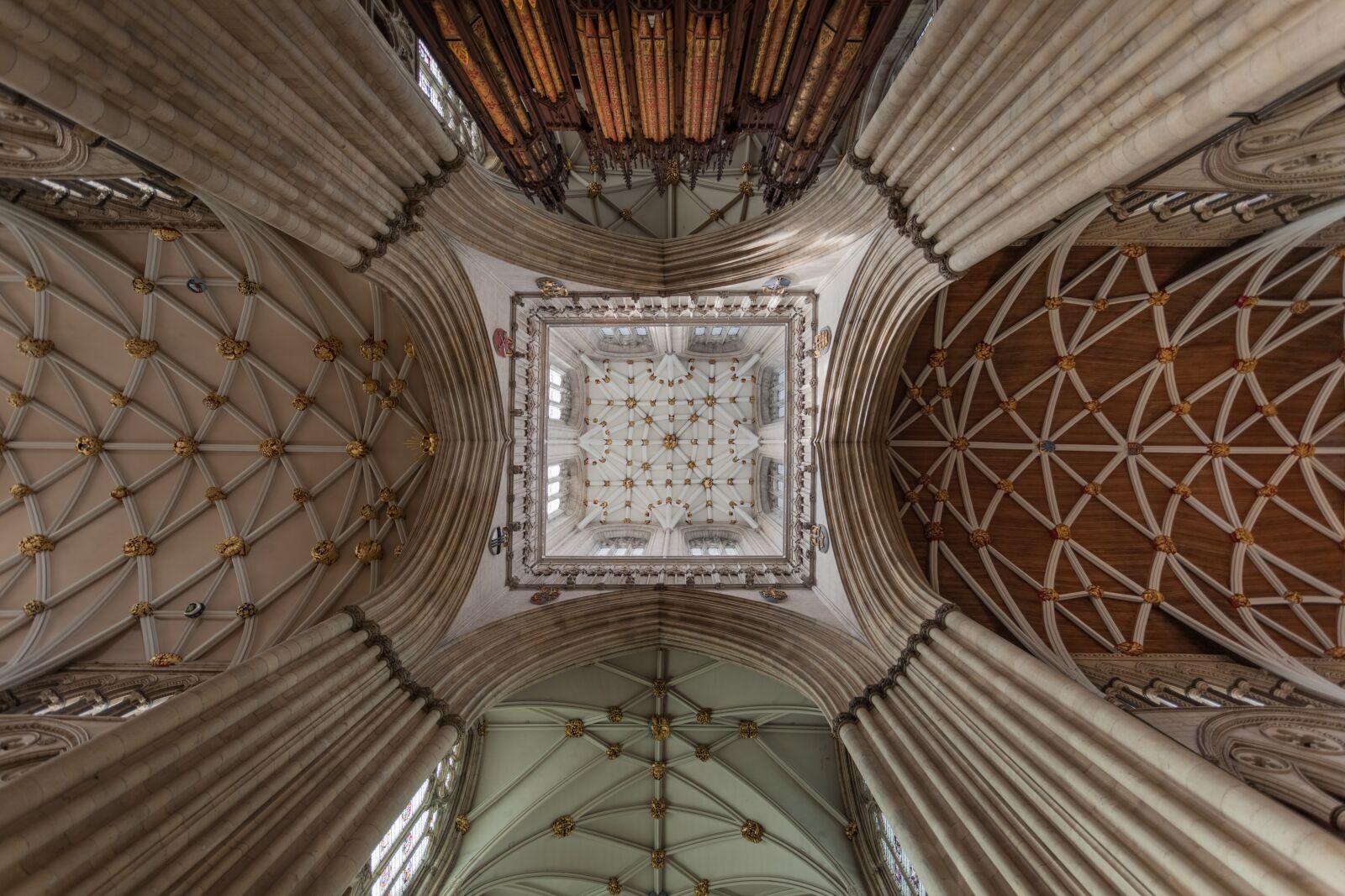 Canon EOS 5D Mark II + Canon EF 17-40mm F4L USM sample photo. York minster, ceiling, inside photography