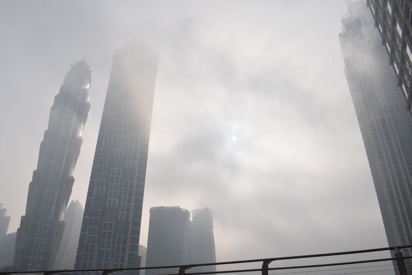 Nikon D5300 sample photo. Foggy weather, city weather photography