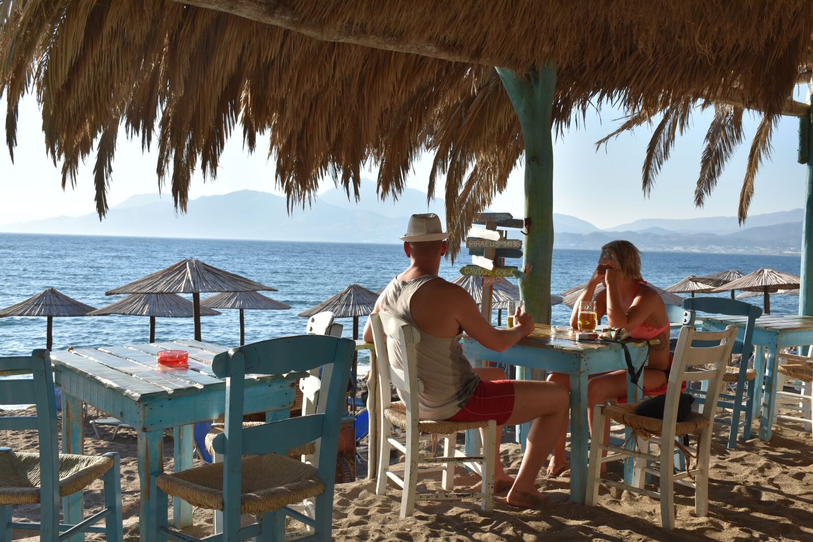 Nikon D5500 sample photo. Beach bar, sea, beach photography