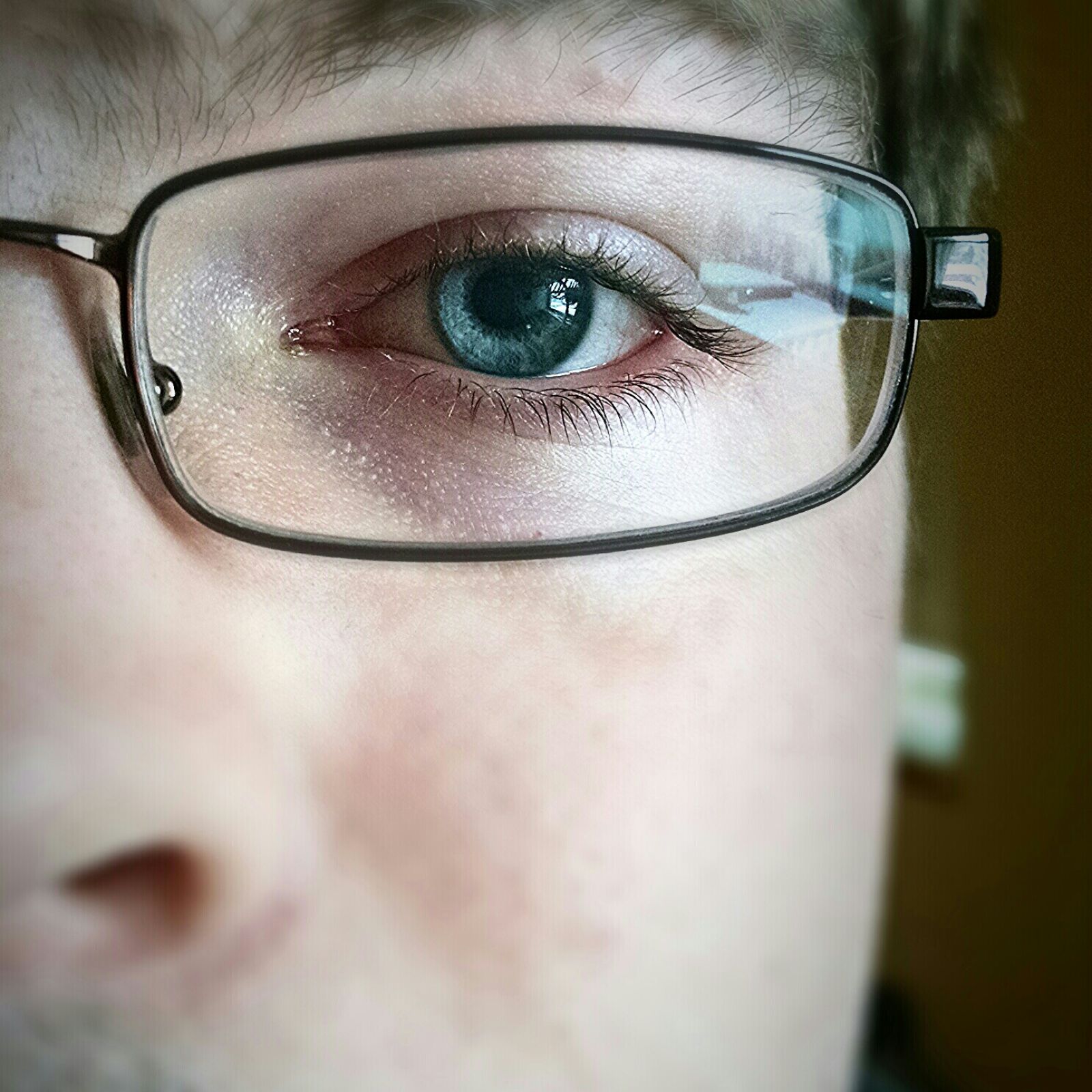 Motorola Moto X (1st Gen) sample photo. Blue, eyes, face, glasses photography