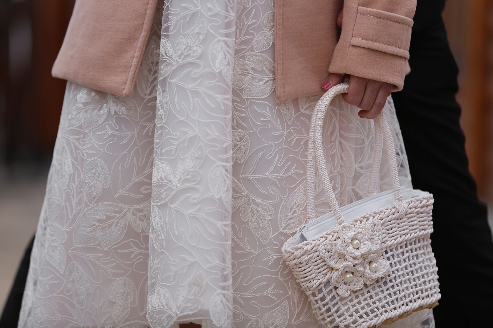 Canon EF 70-200mm F2.8L IS II USM sample photo. Handbag, jacket, wedding dress photography