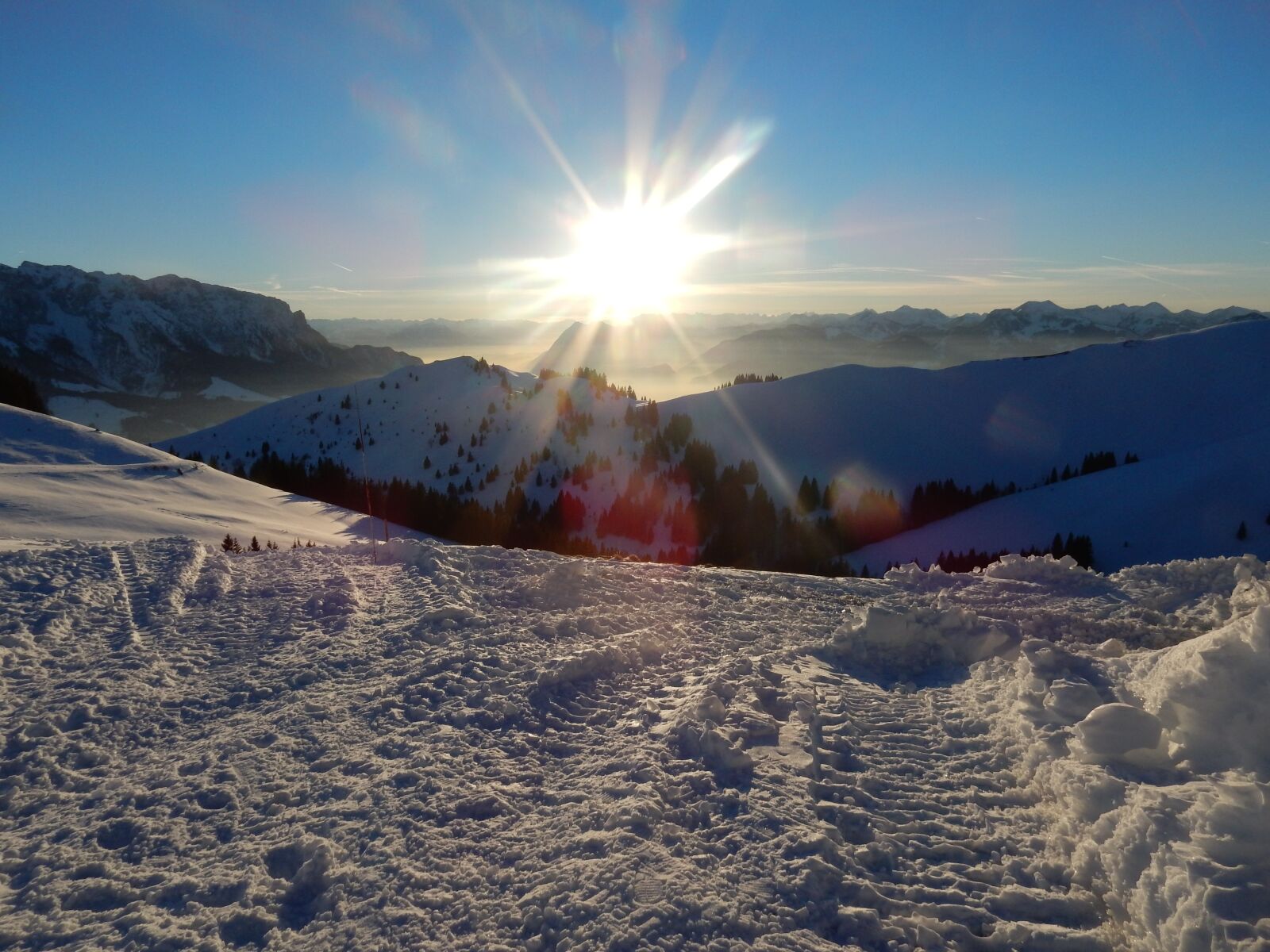 Nikon Coolpix S9900 sample photo. Winter, mountains, alpine photography