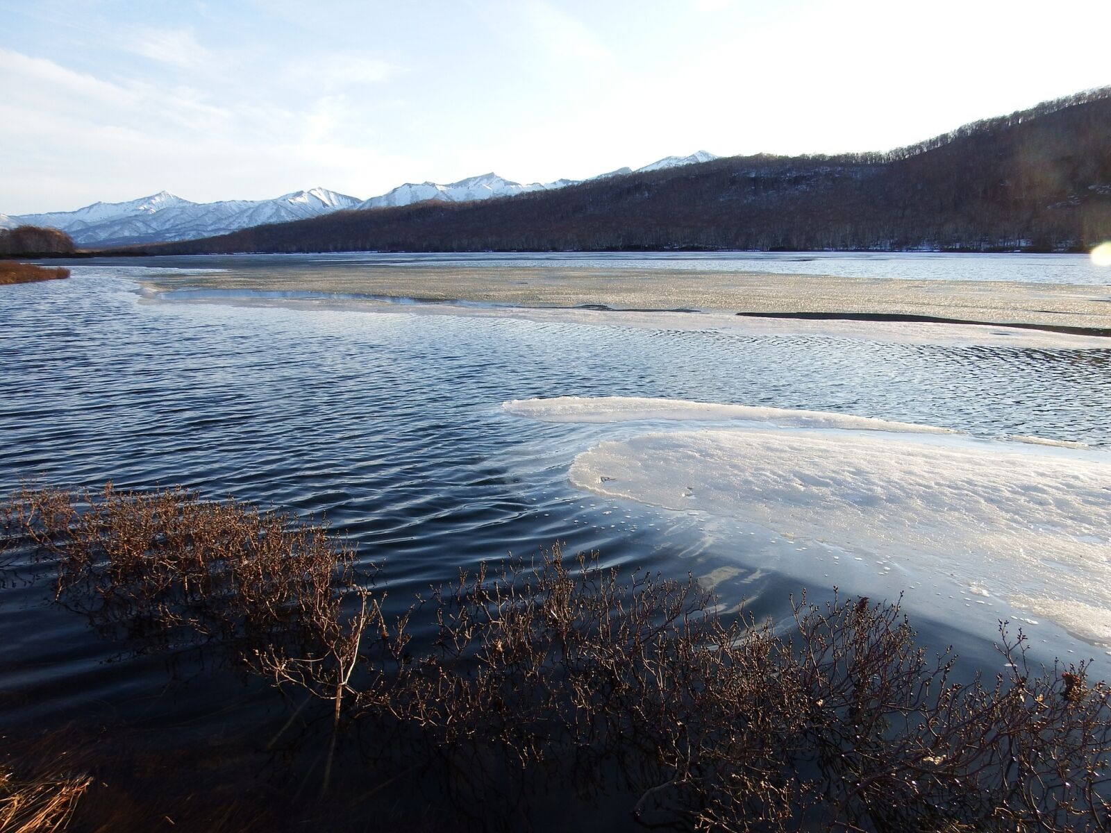 Fujifilm FinePix S1 sample photo. Spring, lake, ice photography