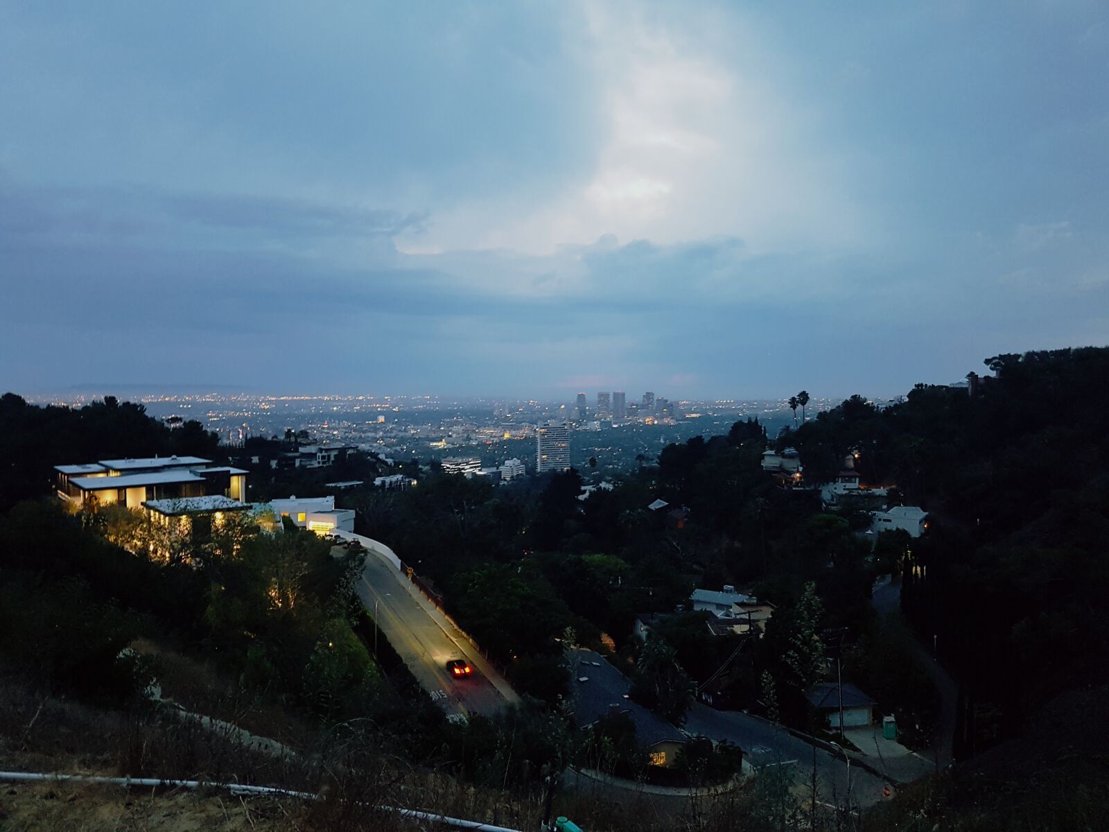 Samsung Galaxy S7 Edge sample photo. Hills, hollywood, hills, house photography