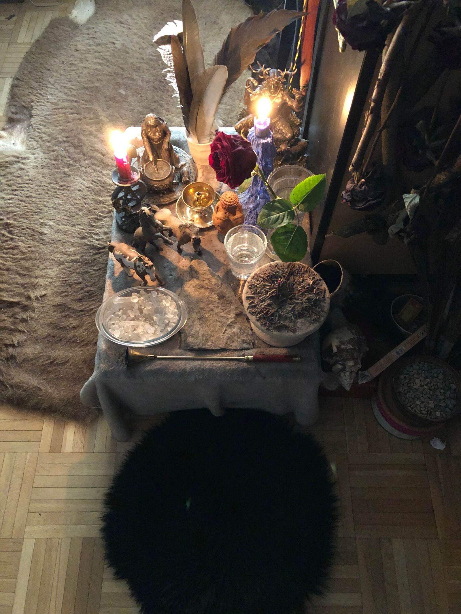 iPhone 8 Plus back dual camera 3.99mm f/1.8 sample photo. Altar, celtic, pray photography