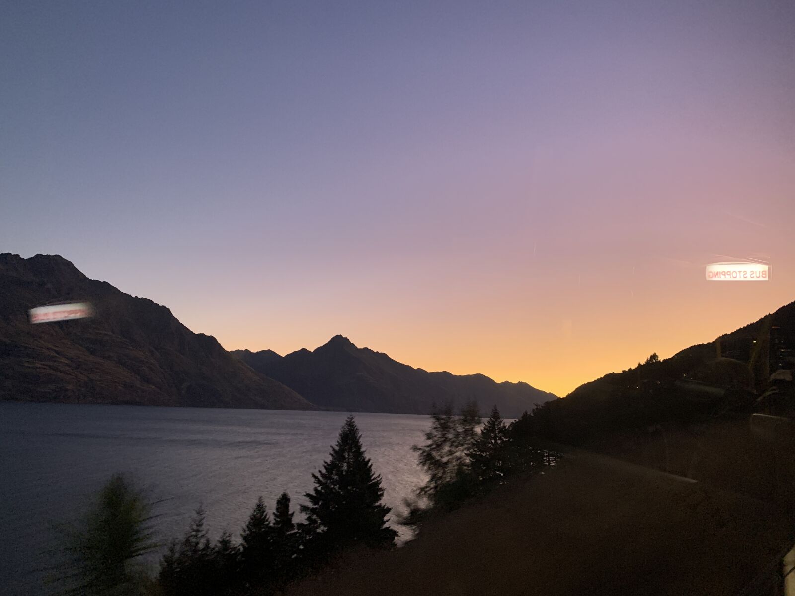 iPhone XS back dual camera 4.25mm f/1.8 sample photo. Sunset, queenstown, beautiful photography