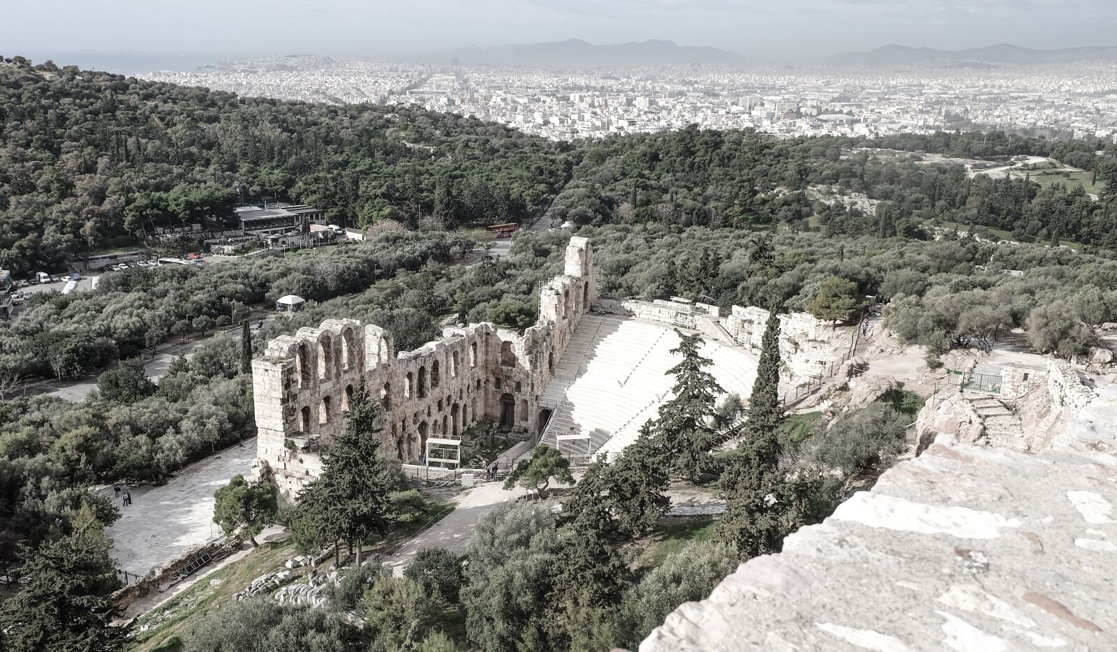 Fujifilm X-A2 sample photo. Athens, greece, theater photography