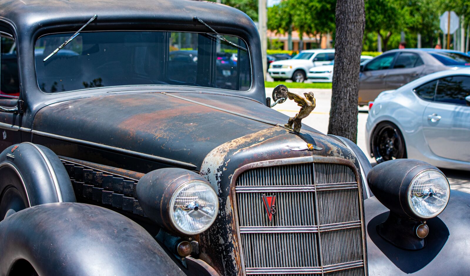 Nikon D750 sample photo. Cadillac, 1934 caddy, classic car photography
