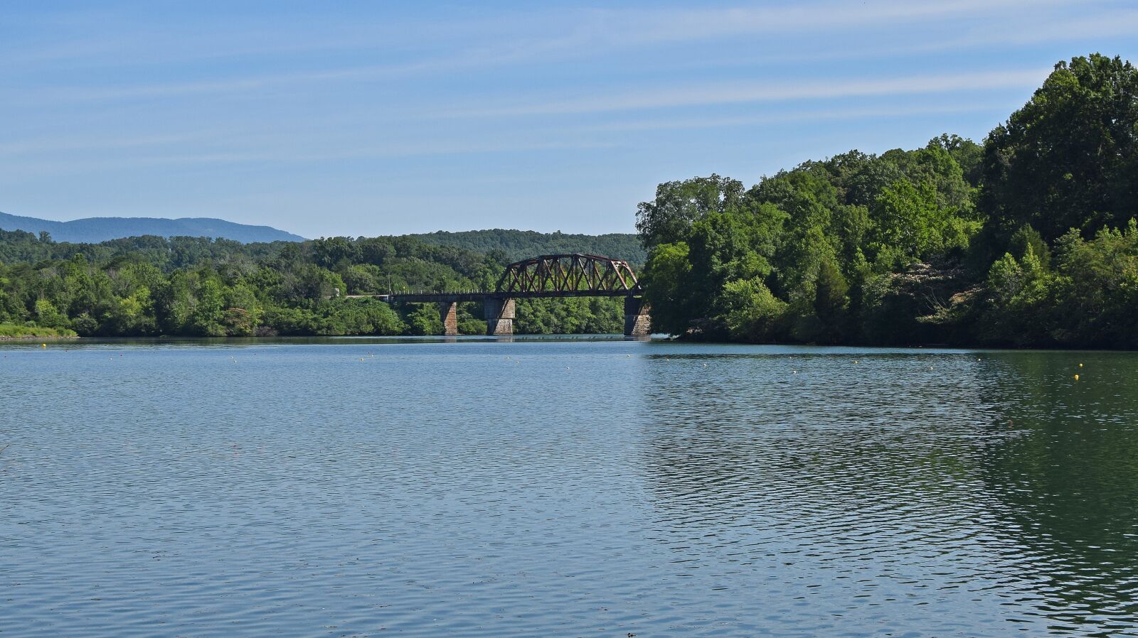 Nikon D3300 sample photo. Railroad bridge, melton lake photography