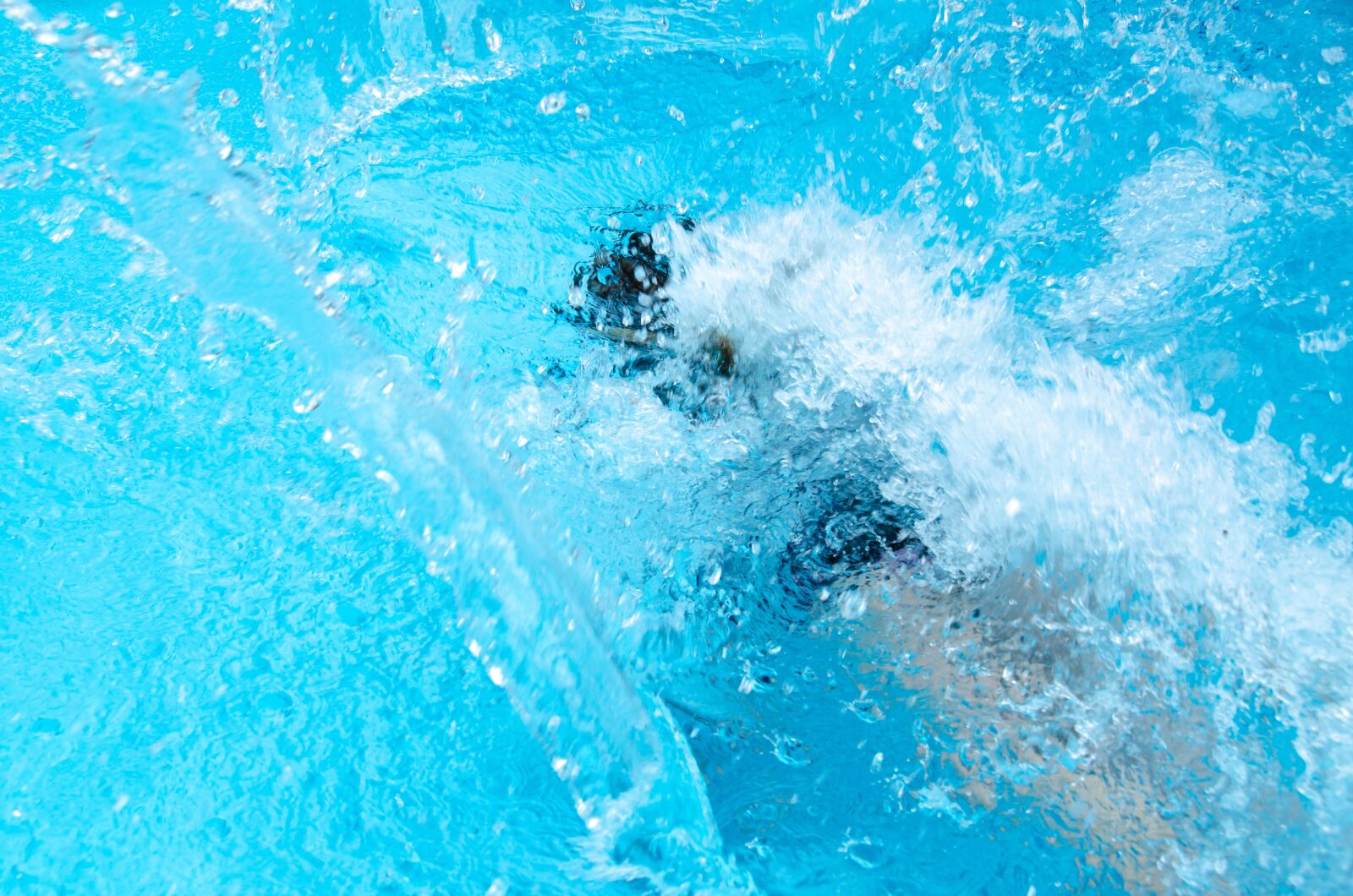 Nikon D7000 sample photo. Swimming pool, pool, jump photography