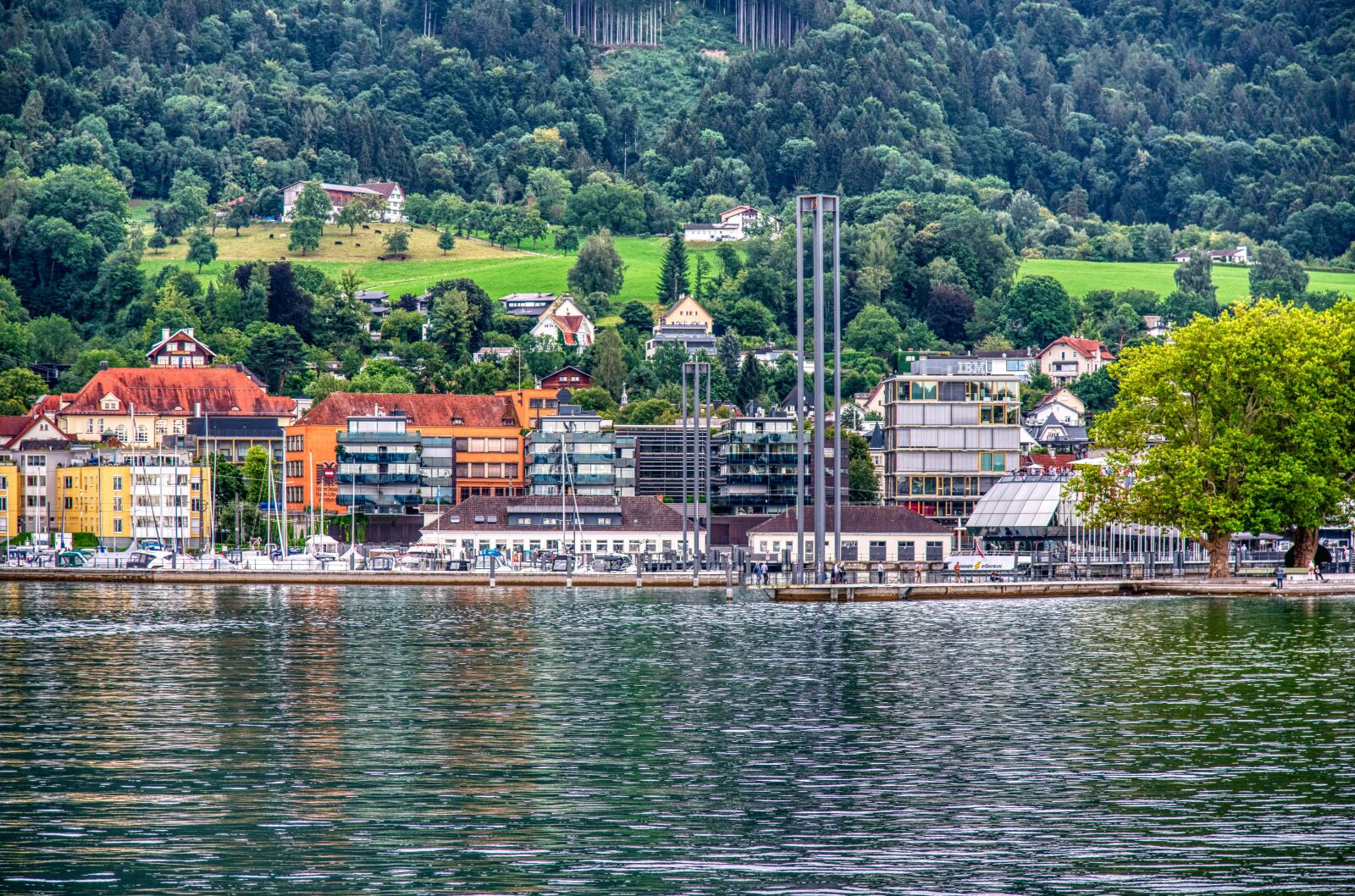 Nikon D750 sample photo. Bregenz, port, lake constance photography