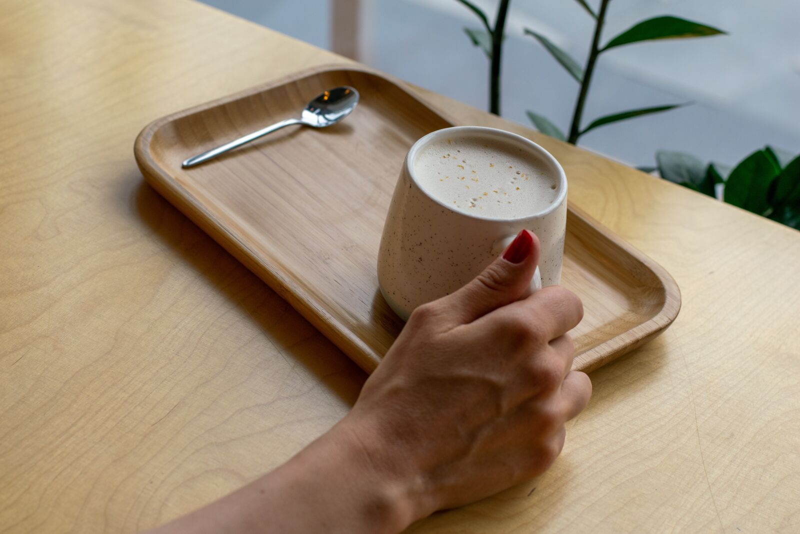 Nikon D5300 sample photo. Hand, coffee, morning photography