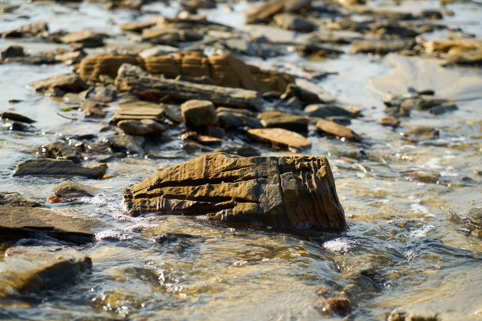 Sony a7R II sample photo. Kennedy, stone, water photography