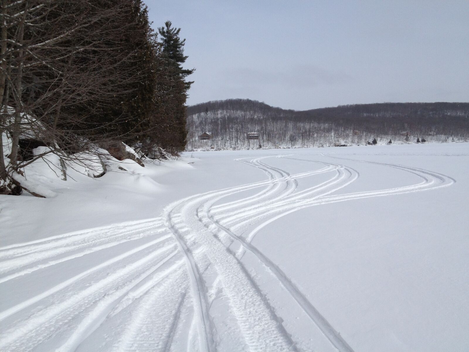 Apple iPhone 4S sample photo. Yamaha, snowmobiles, sleds photography
