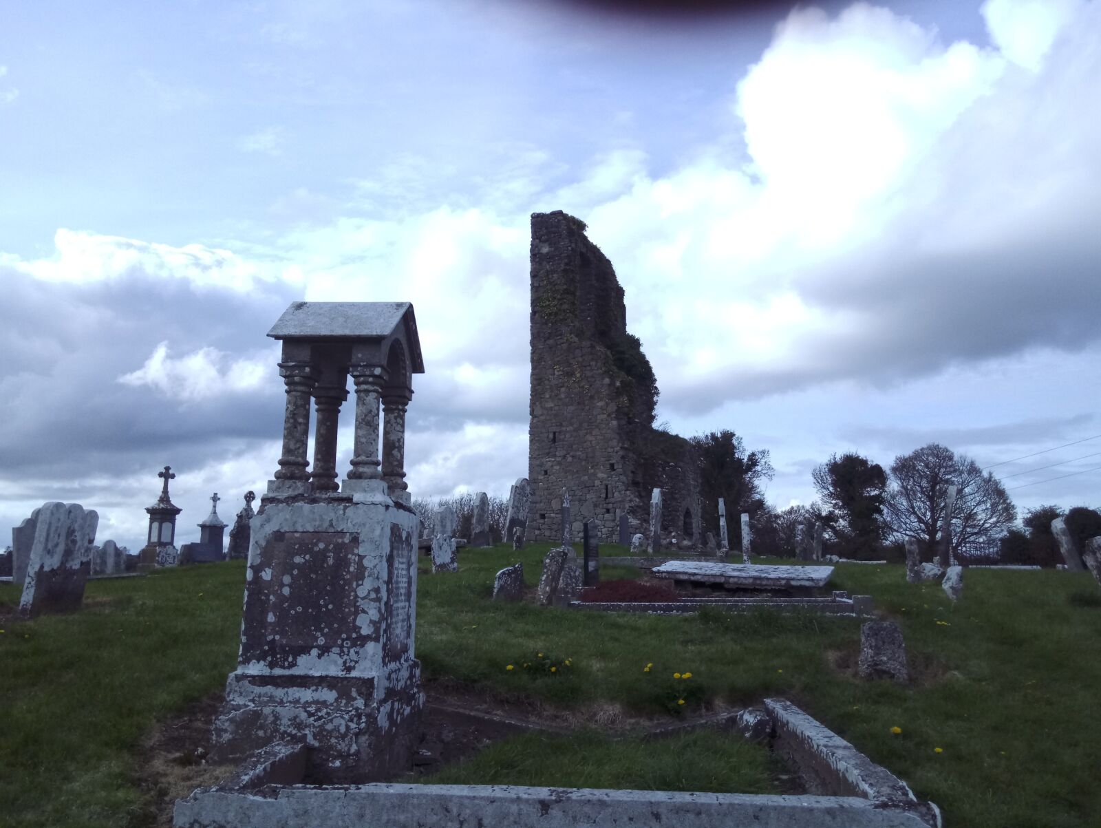HTC ONE A9S sample photo. Ruins, graveyard, ireland photography