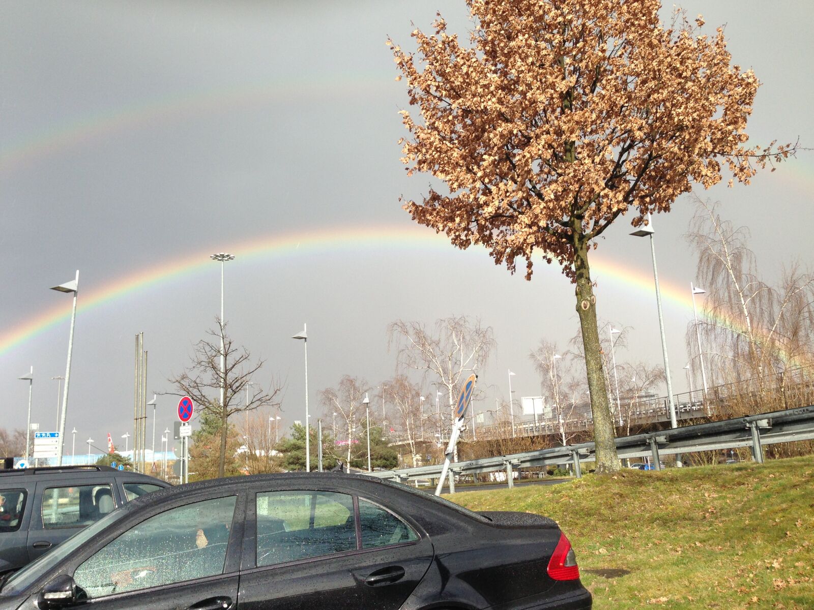 Apple iPhone 5 sample photo. Rainbow, spontaneous, oberkassel photography
