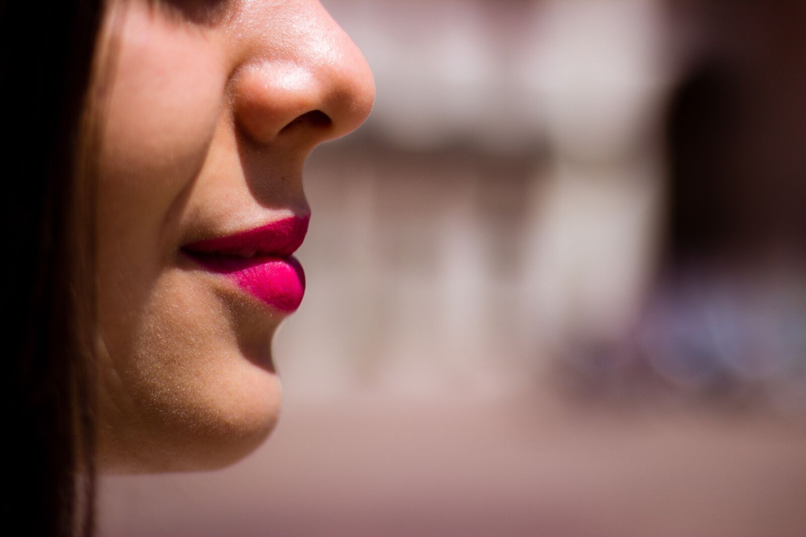 Canon EOS 600D (Rebel EOS T3i / EOS Kiss X5) + Canon EF 50mm F1.8 STM sample photo. Girl, mouth, lips photography