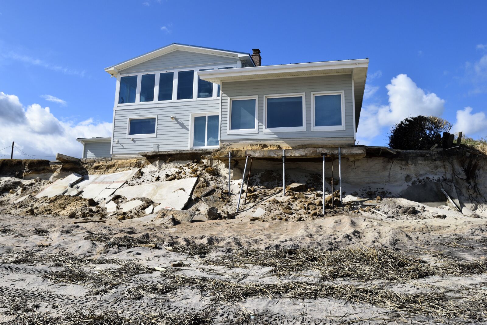 Nikon D3300 sample photo. Beach erosion, hurricane matthew photography