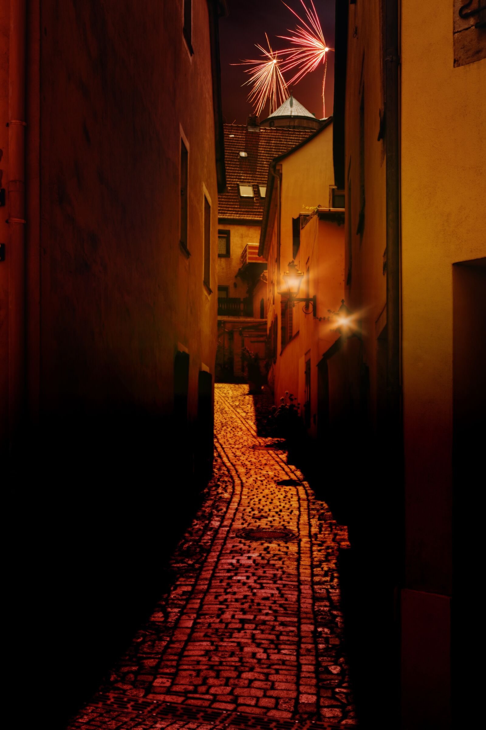 Fujifilm X-T2 sample photo. Night, dark, alley photography