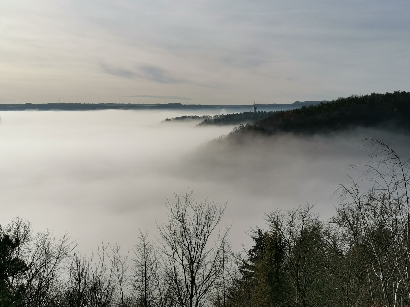 HUAWEI YAL-L21 sample photo. Fog, landscape, nature photography