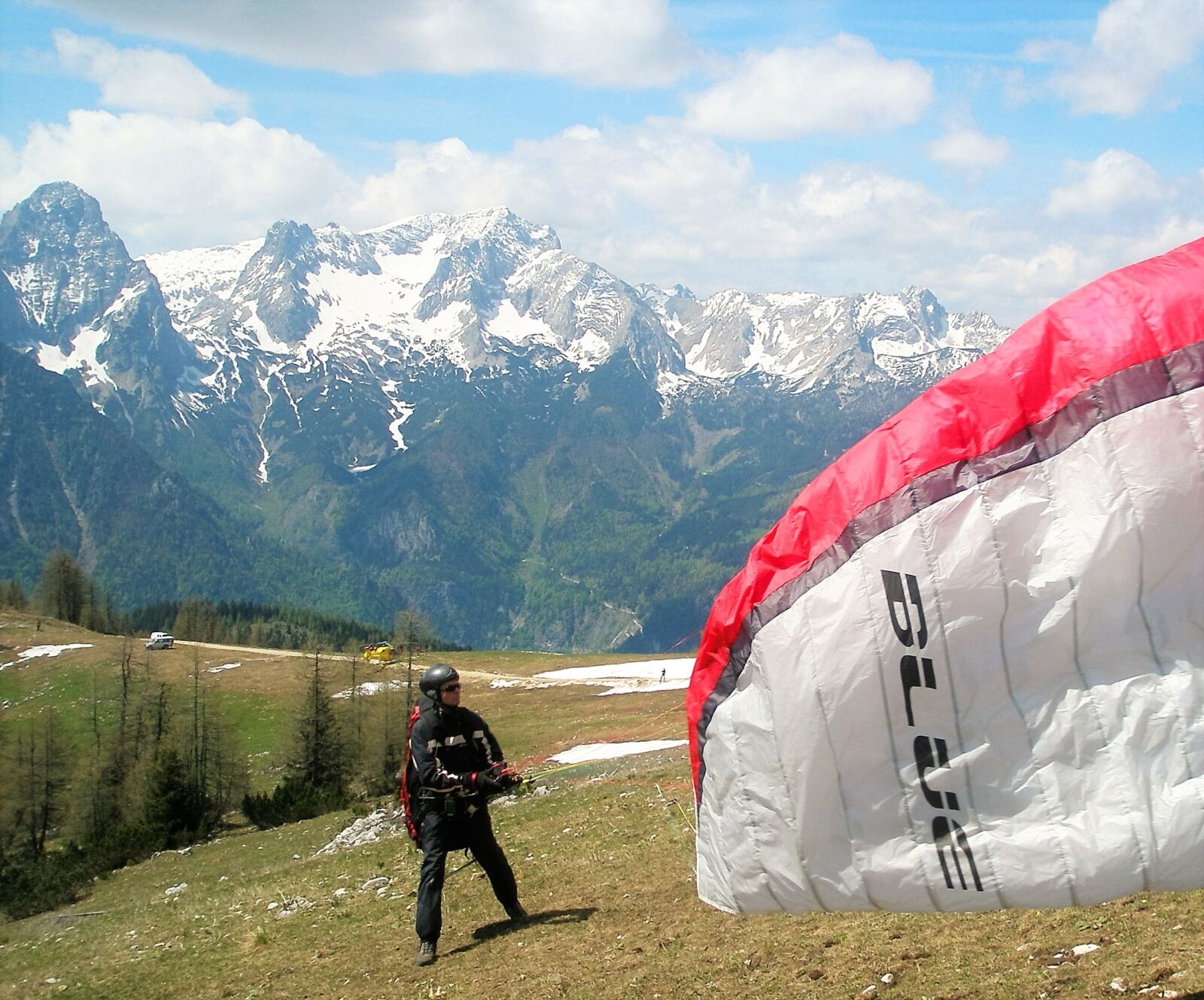 Olympus u810/S810 sample photo. Paragliding, bergsport, leisure photography