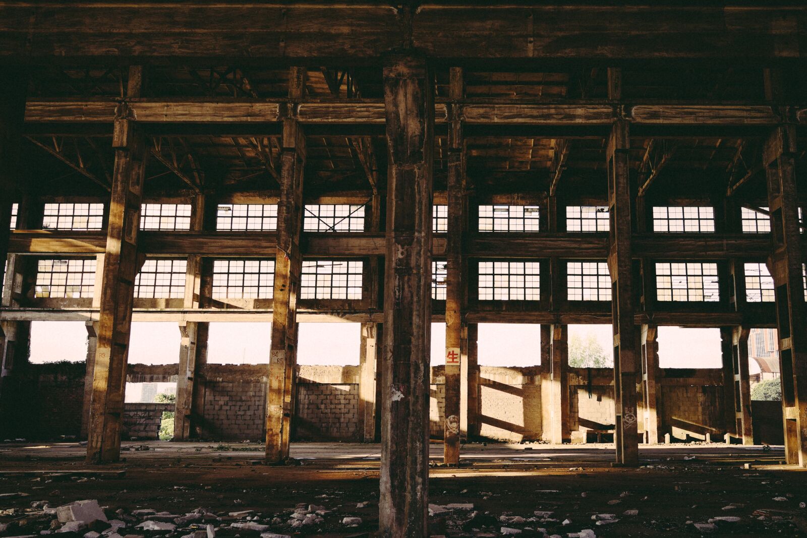 Sony Cyber-shot DSC-RX1R sample photo. Industrial, old factory, sunshine photography