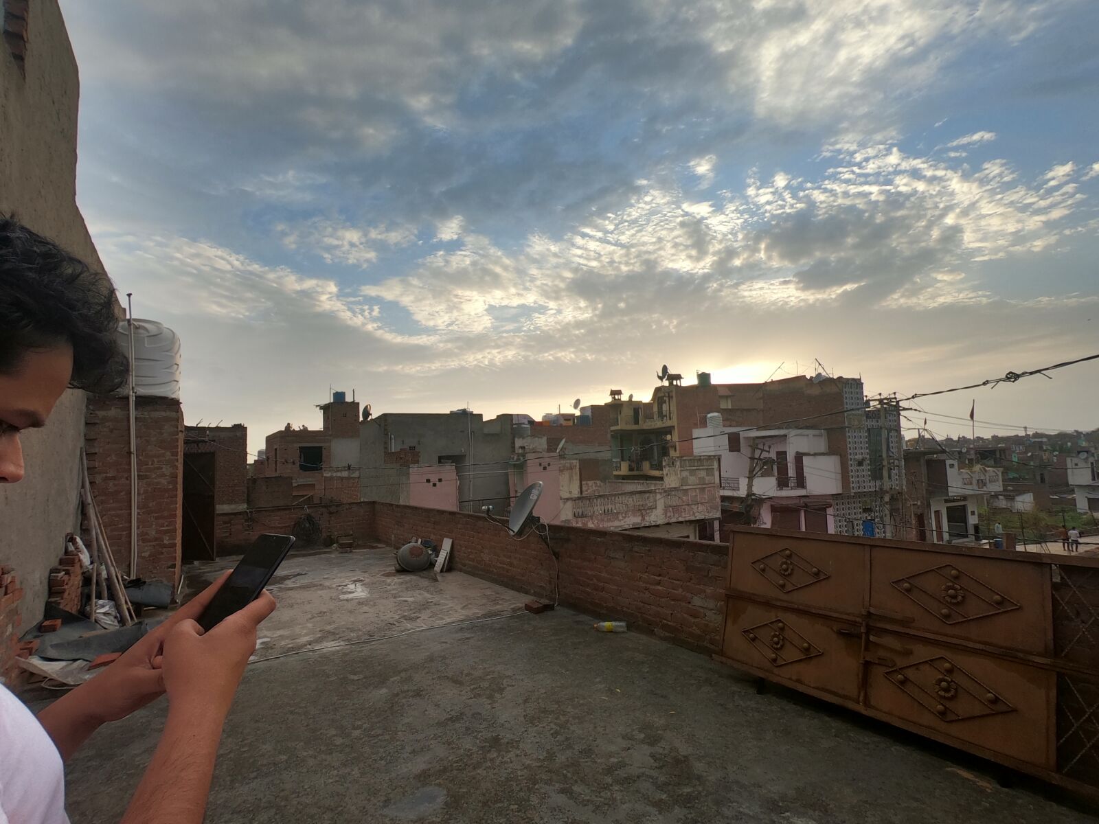 GoPro Hero7 Black sample photo. Roof, thinking, wasting time photography